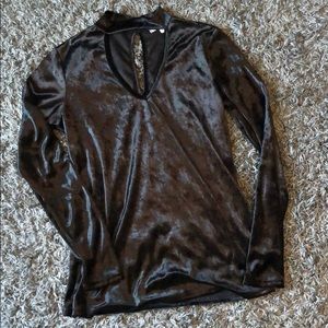Velvet long sleeve